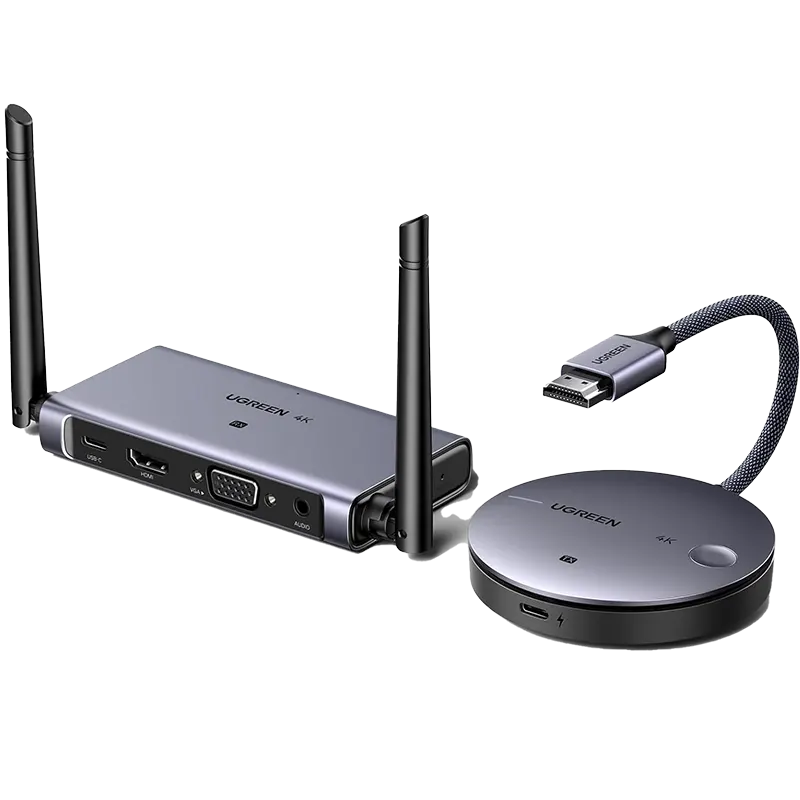 UGREEN CM586 Wireless HDMI 4K 30HZ  Transmitter and Receiver upto 50M Mascom International.webp